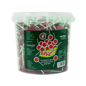 HIRSCH Rote Kirschen im Eimer